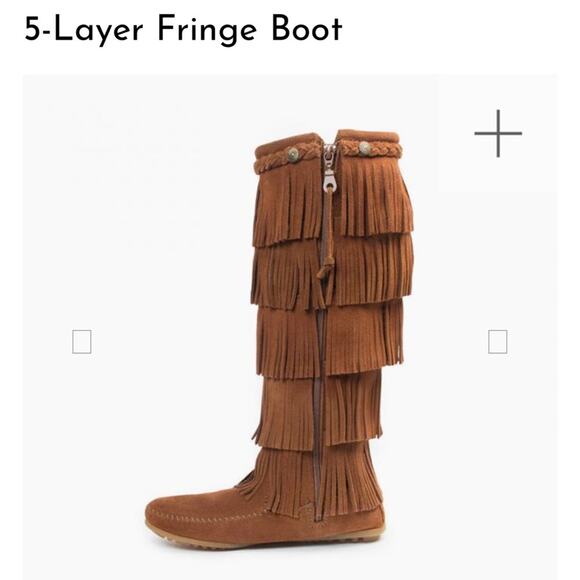 Minnetonka 5 Layer Fringe Boot - Picture 1 of 15